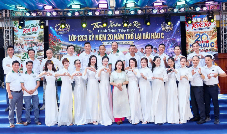 Hội khóa 20 năm cựu học sinh THPT Hải Hậu C niên khóa 2003-2006 thành công tốt đẹp